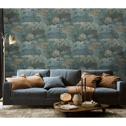 Dutch Wallcoverings Cascading Gardens - Elgon - Teal Dutch Wallcoverings Cascading Gardens - Elgon - Teal