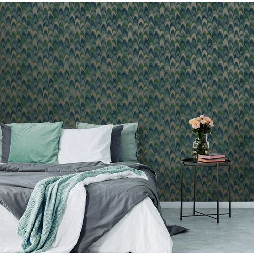 Dutch Wallcoverings Patagonia - Ruba - Teal