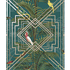 Dutch Wallcoverings Cascading Gardens - Akello - Turquoise