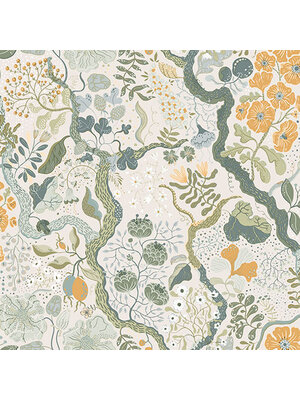 Dutch Wallcoverings Lina II - Ann - Turquoise