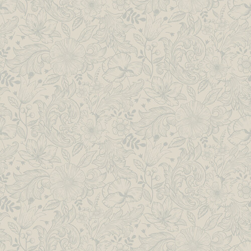 Dutch Wallcoverings Angas - Wilma White - Wit