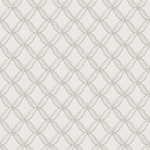 Dutch Wallcoverings Fabric Touch/Bs1 Geometric White - Wit