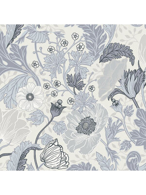 Dutch Wallcoverings FC Gronhaga- Anemone White - 44101