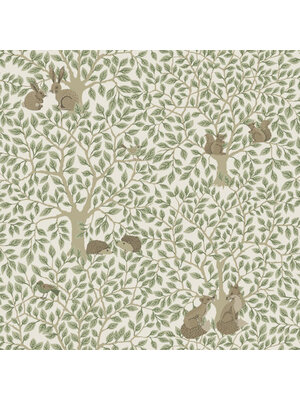 Dutch Wallcoverings Gronhaga - Per White - Wit