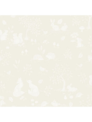 Dutch Wallcoverings Gronhaga - Ivar White - Wit