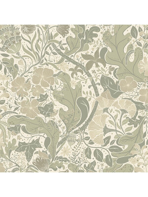 Dutch Wallcoverings FC Hjärterum- Elise wit - 83105