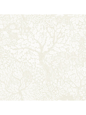 Dutch Wallcoverings Hjärterum - Olle - Wit