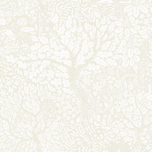 Dutch Wallcoverings Hjärterum - Olle - Wit