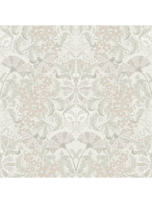 Dutch Wallcoverings Hjärterum - Öjvind - Wit
