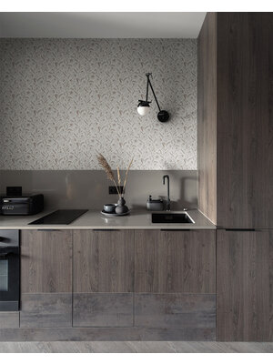 Dutch Wallcoverings Klara & Tove - Blåklocka White - Wit