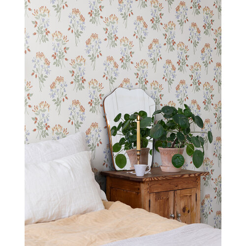 Dutch Wallcoverings Langenas - Kaprifol White - Wit