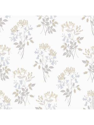 Dutch Wallcoverings Langenas - Kaprifol White - Wit