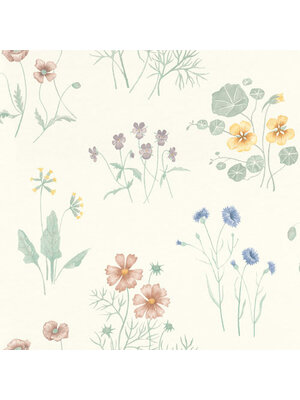Dutch Wallcoverings Morgongava - Maj White - Wit