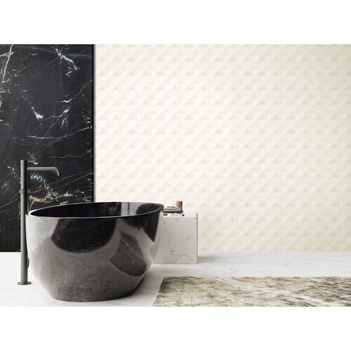 Dutch Wallcoverings New Tekko Blokje - Wit