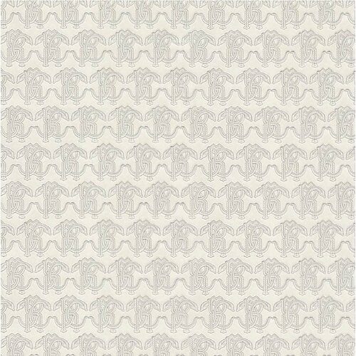 Dutch Wallcoverings Roberto Cavalli 9 - Logo - Wit
