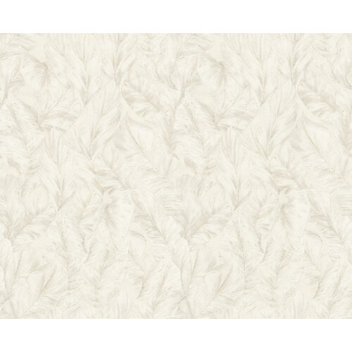Dutch Wallcoverings Roberto Cavalli 9 - Bladeren - Wit