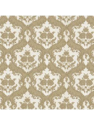 Dutch Wallcoverings FC New Tekko medaillon wit/beige - 20028