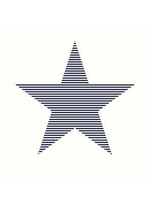 Dutch Wallcoverings Joy - Sterren - Wit/Blauw Dutch Wallcoverings Joy - Sterren - Wit/Blauw