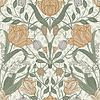 Dutch Wallcoverings Apelviken - Filippa White/Yellow - Wit/Geel