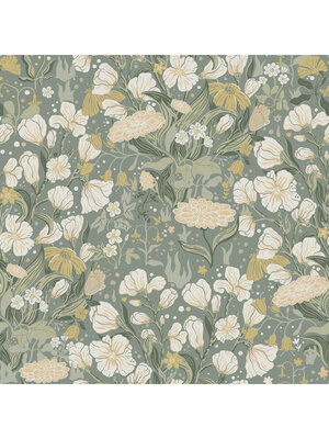 Dutch Wallcoverings Fägring - Hava - Wit/Grijs Dutch Wallcoverings Fägring - Hava - Wit/Grijs
