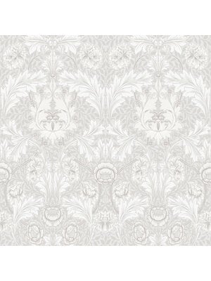 Dutch Wallcoverings Hidden Treasures 2 -Myrtle White/Grey - Wit/Grijs