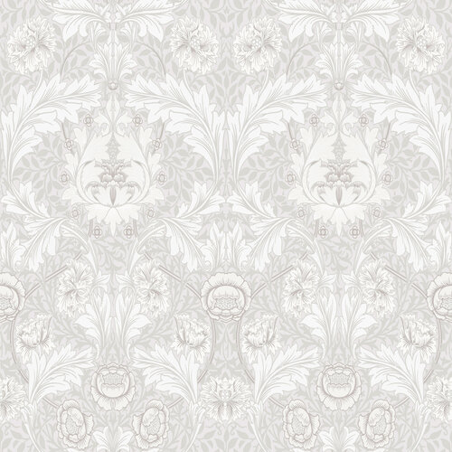 Dutch Wallcoverings Hidden Treasures 2 -Myrtle White/Grey - Wit/Grijs