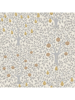 Dutch Wallcoverings FC Apelviken- Pomona Wht/grey/gold - 33012
