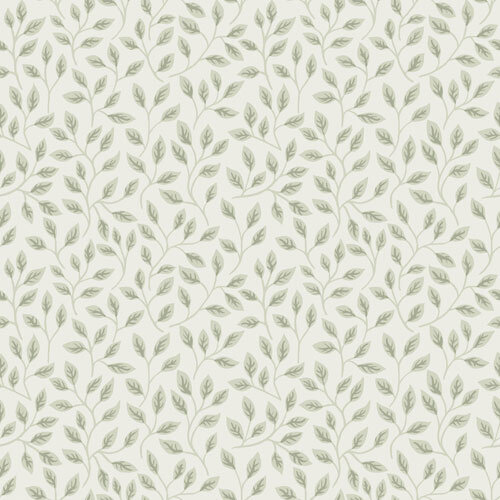 Dutch Wallcoverings Apelviken - Apelkvist White/Green - Wit/Groen