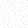 Dutch Wallcoverings Joy - Stippen - Wit/Turquoise/Roze