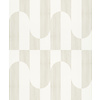 Dutch Wallcoverings Asperia - Gael - Wit/Zilver