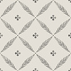 Dutch Wallcoverings Blomstermala - Henry White/Black - Wit/Zwart