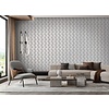 Dutch Wallcoverings New Tekko Blokje - Zilver