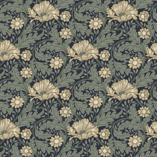 Dutch Wallcoverings Angas - Esther Black - Zwart