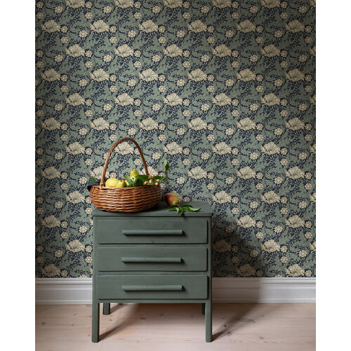 Dutch Wallcoverings Angas - Esther Black - Zwart