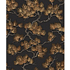 Dutch Wallcoverings Wall Fabric/Bs1 Pine Tree Black - Zwart