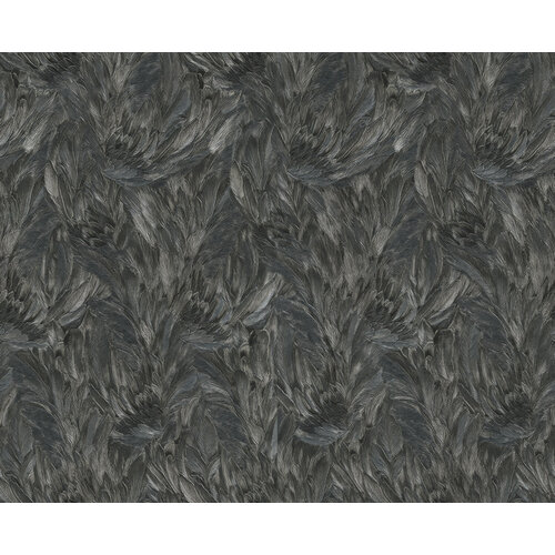 Dutch Wallcoverings Roberto Cavalli 9 - Veer - Zwart