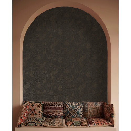 Dutch Wallcoverings Sahara - Richat Noir - Zwart