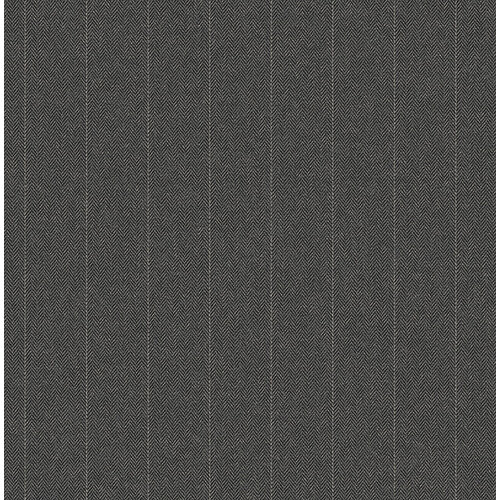 Dutch Wallcoverings Sauvage Streep - Zwart