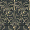 Dutch Wallcoverings Asperia - Nile Palm - Zwart/Goud
