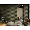 Dutch Wallcoverings New Tekko Golf - Zwart/Goud