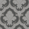 Dutch Wallcoverings Casbah/Bs1 Damask Black/Grey - Zwart/Grijs