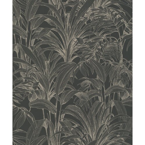 Dutch Wallcoverings Asperia - Aliare - Zwart/Zilver