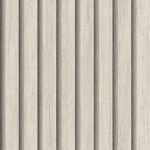Dutch Wallcoverings Elements - Ribbvägg White