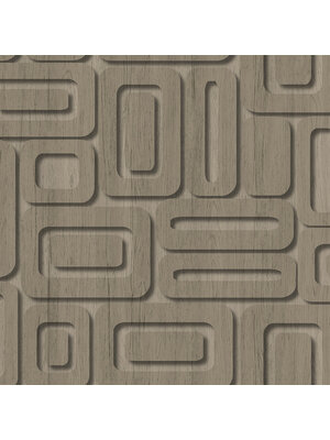 Dutch Wallcoverings Elements - Ruta Brown Dutch Wallcoverings Elements - Ruta Brown