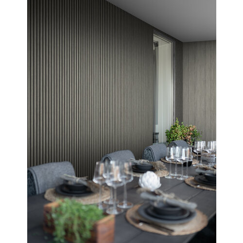 Dutch Wallcoverings Elements - Ribbvägg Black