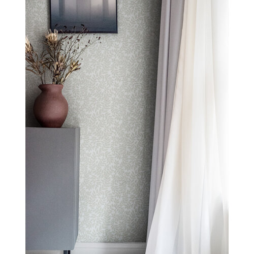 Dutch Wallcoverings Fagelsang - Lindlöv White Grey