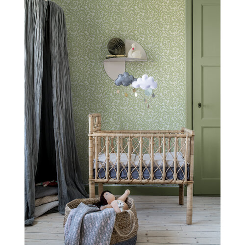 Dutch Wallcoverings Fagelsang - Lindlöv White/Green