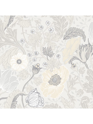 Dutch Wallcoverings FC Fagelsang- Anemone White - 34032