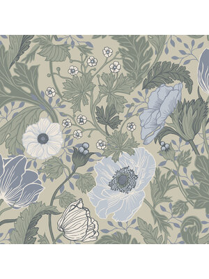 Dutch Wallcoverings FC Fagelsang- Anemone Blue - 34035