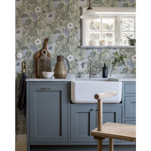 Dutch Wallcoverings Fagelsang - Anemone Blue